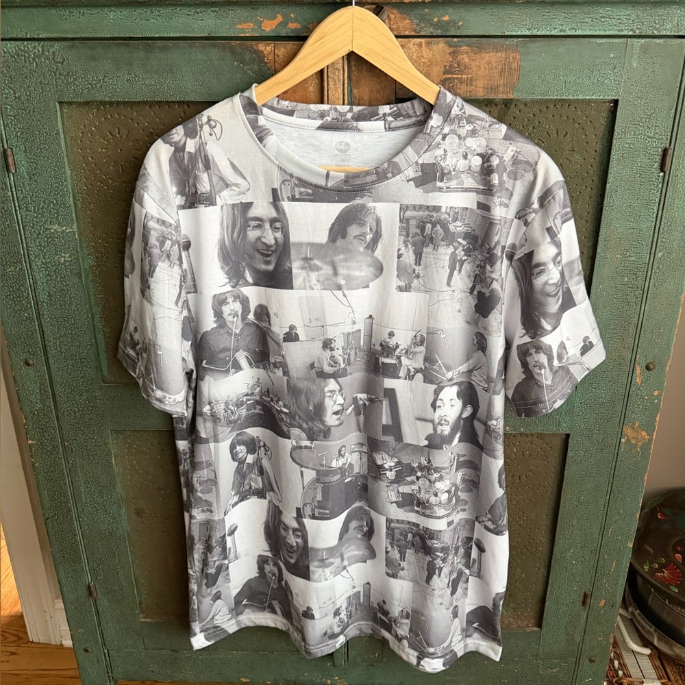 The Beatles Collage Band T-Shirt